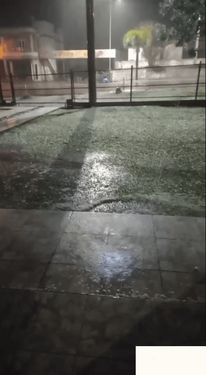 Municípios da região registram queda de granizo