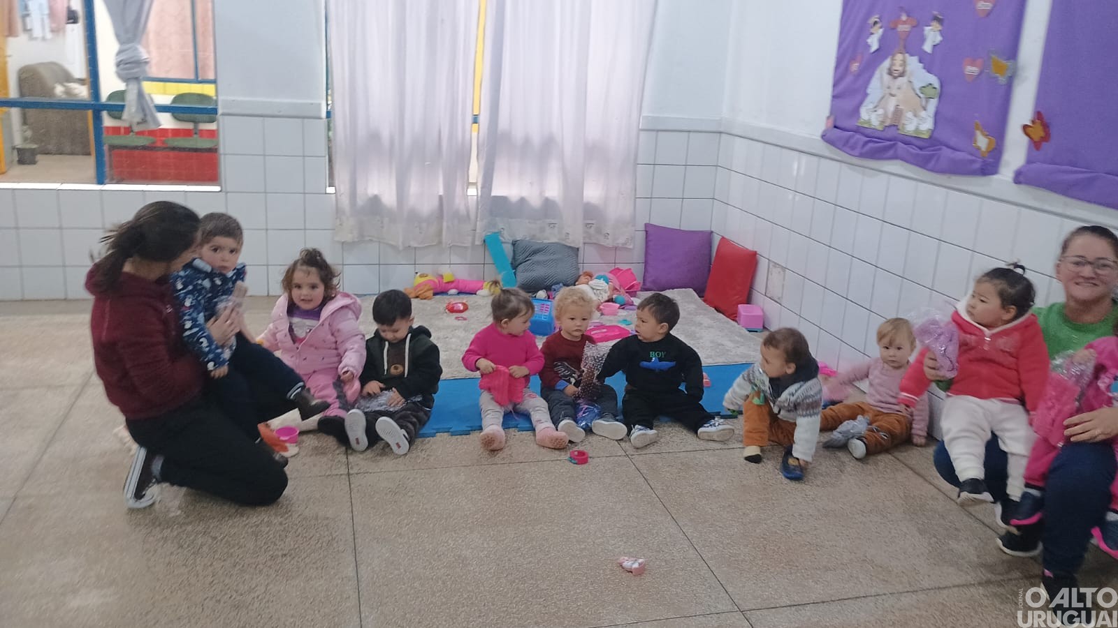 Realizada primeira entre do Projeto “Tricô e Crochê Solidário” de Cristal do Sul