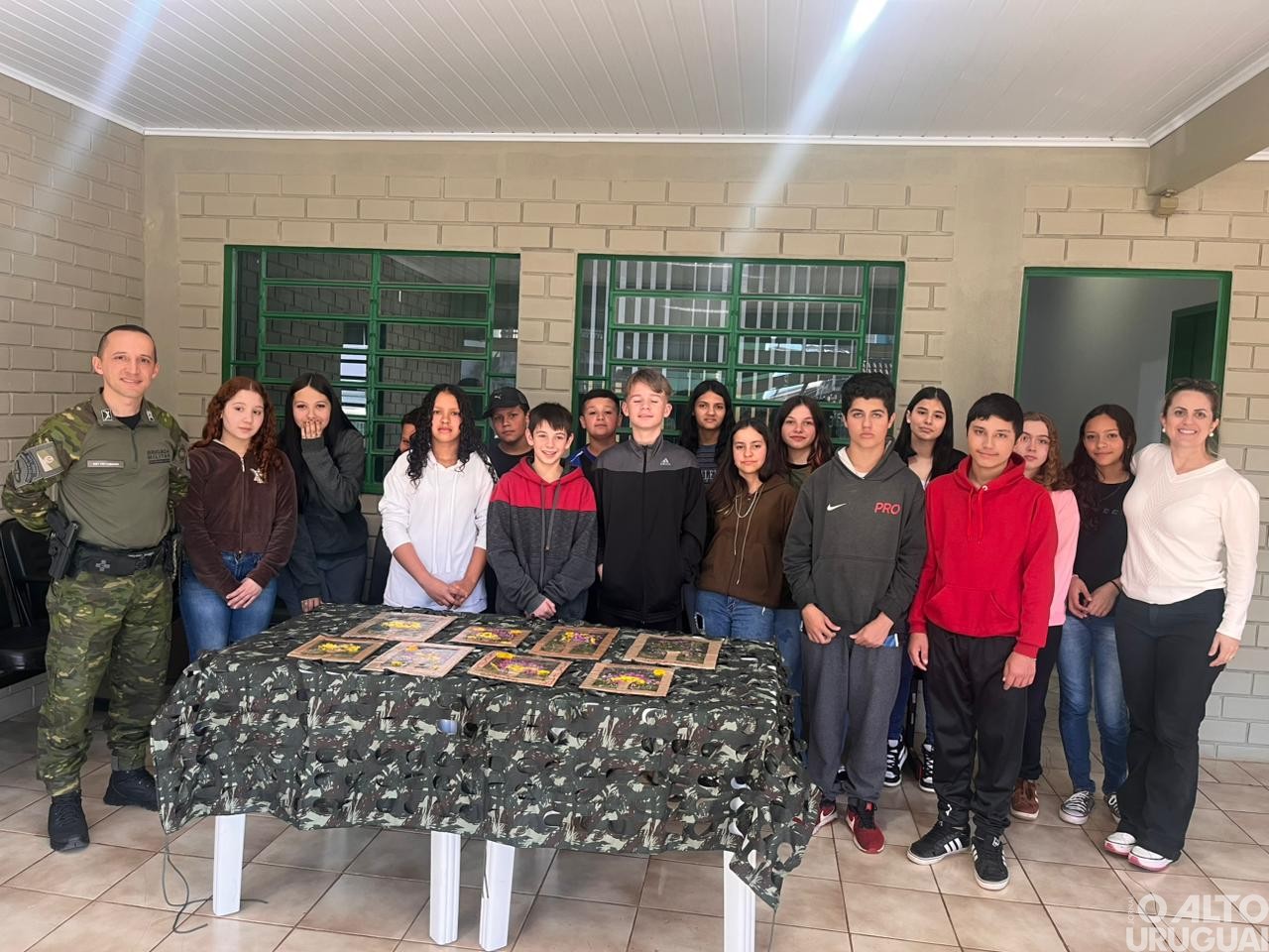 BM realiza atividades de conscientização ambiental para estudantes