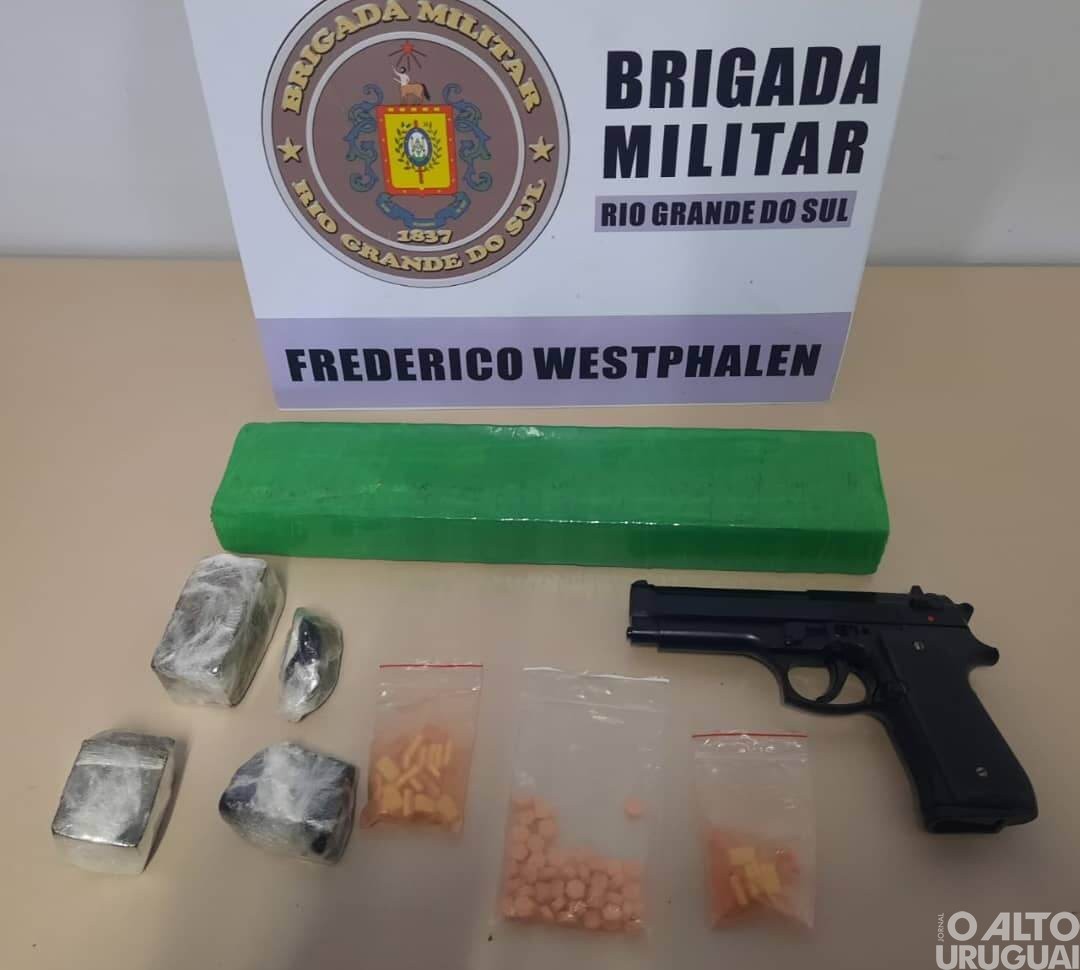 Homem é preso por tráfico de drogas em Frederico Westphalen