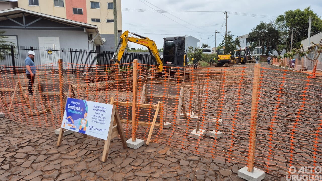 Corsan inicia obras de esgotamento sanitário em Frederico Westphalen