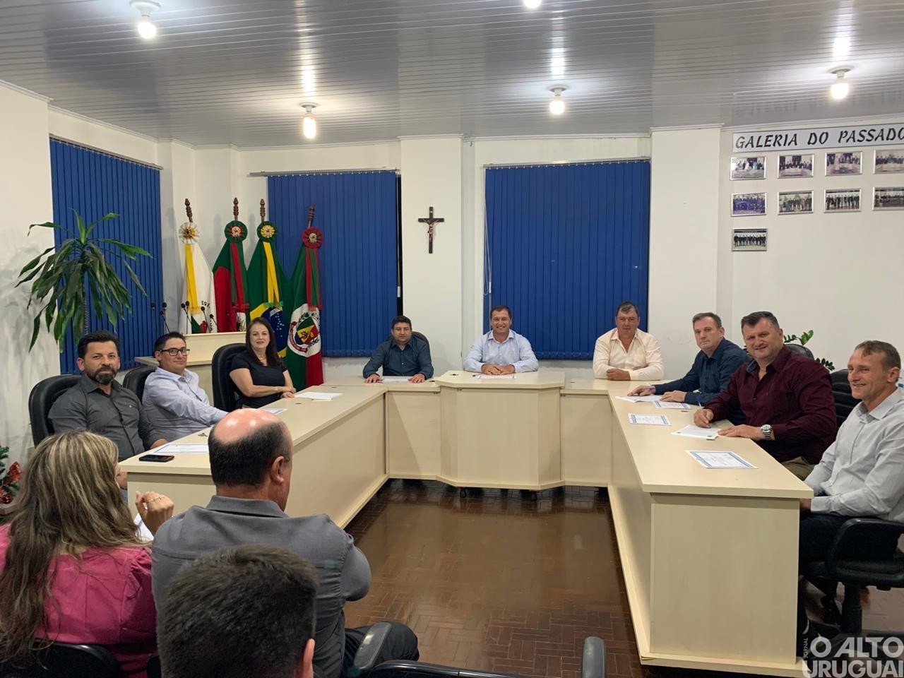 Vereadores eleitos de Taquaruçu do Sul recebem diplomas e elegem Mesa Diretora para 2025