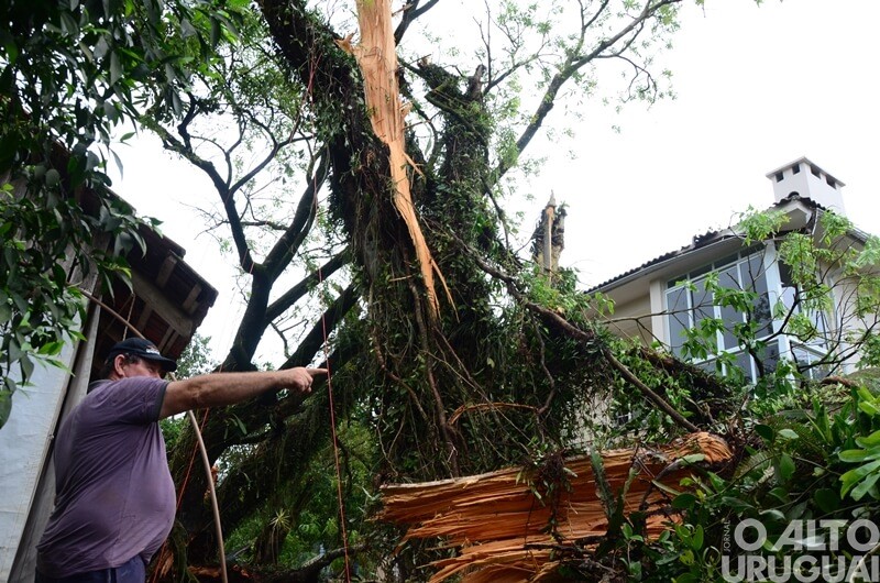 Vendaval em Pinheirinho do Vale: “Foi um filme de terror o que nós presenciamos”