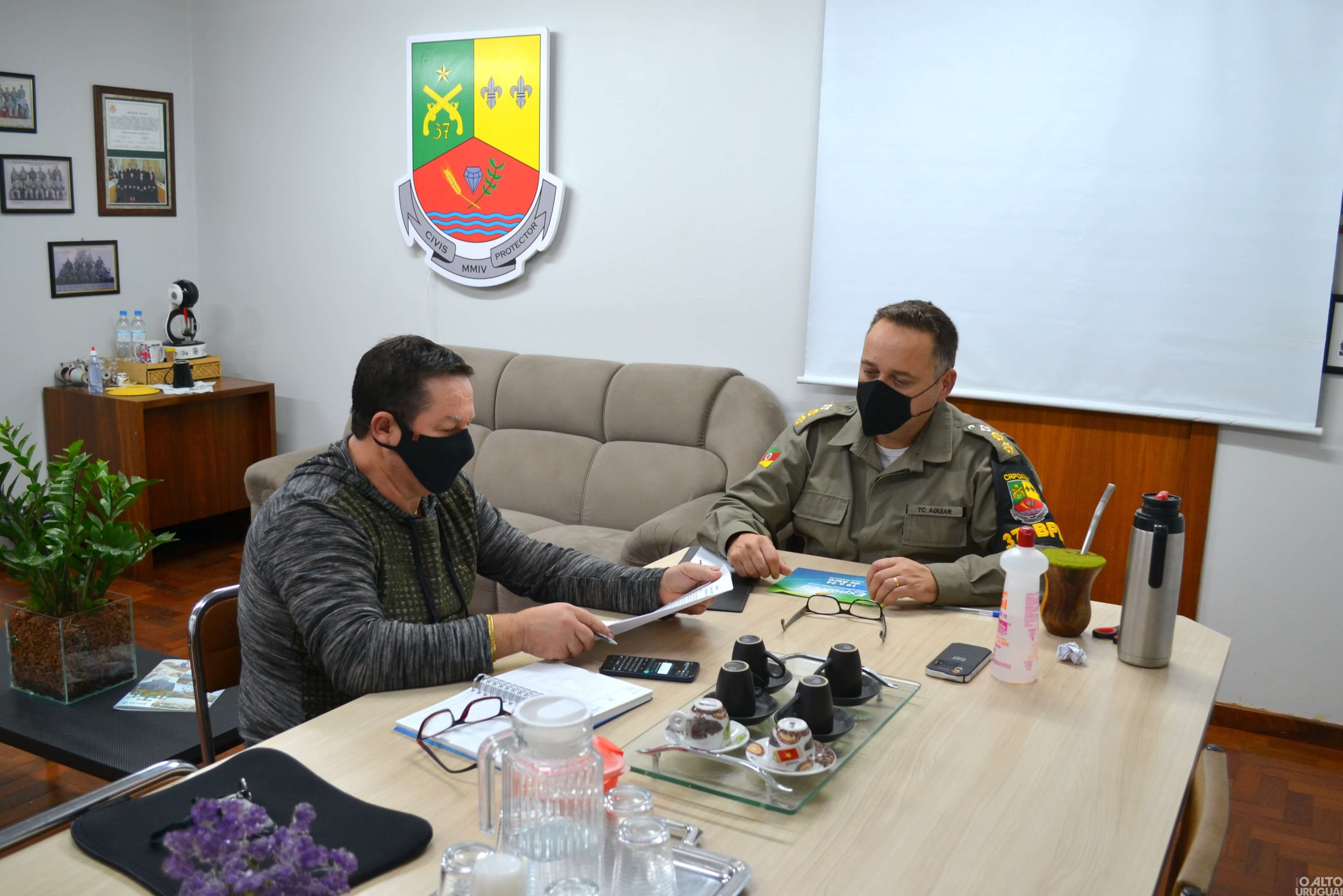 Comissão da Expofred e Brigada Militar discutem estratégias de segurança