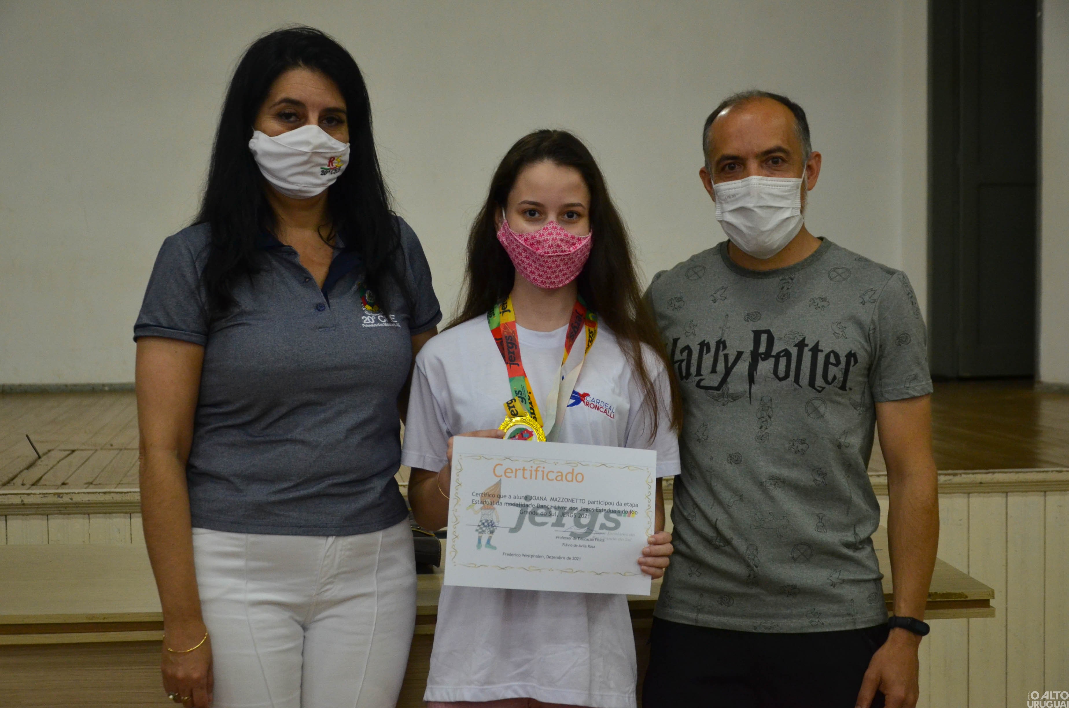 Alunos da Escola Cardeal Roncalli são destaques no Jergs