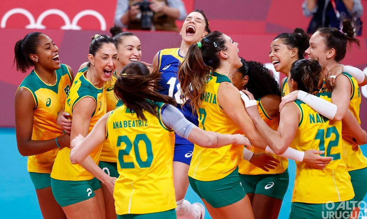 Brasil enfrentará EUA na final do vôlei feminino