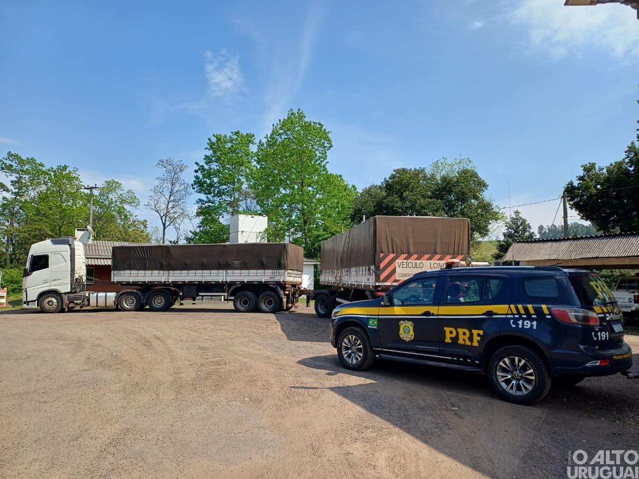 PRF flagra carreta com mais de 22 toneladas de excesso de peso em Iraí