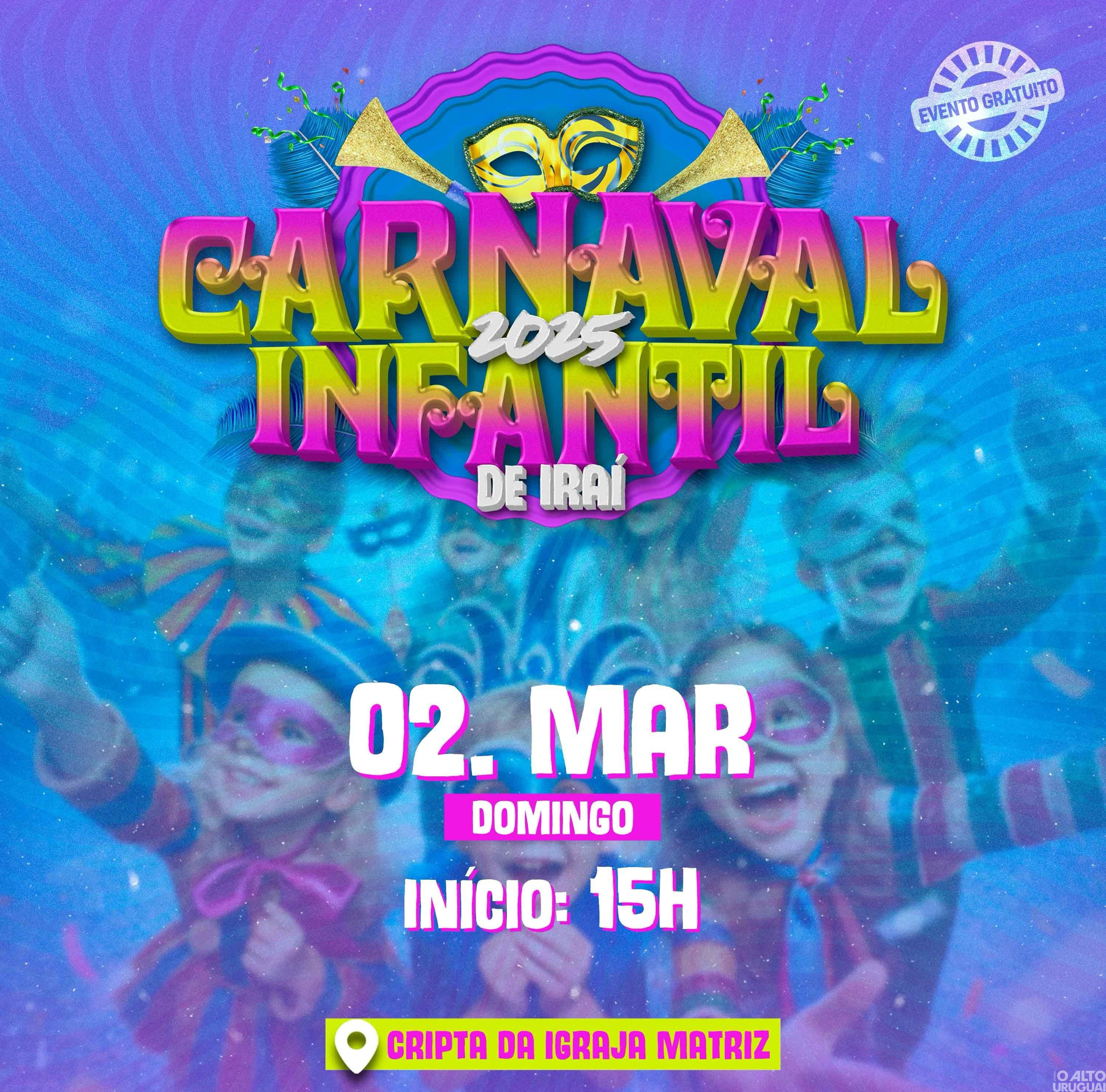 Carnaval regional de Iraí 2025 promete agitar a região com grandes atrações e presenças ilustres