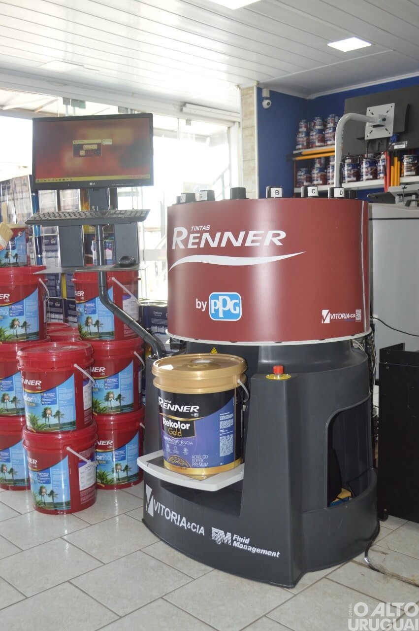 Copatti Tintas conta agora com máquina automática de produção de tintas