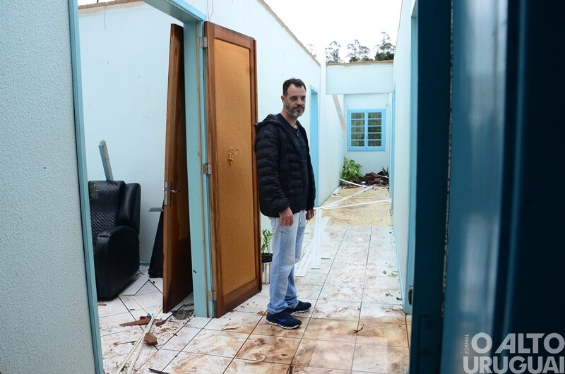 Vendaval em Pinheirinho do Vale: “Foi um filme de terror o que nós presenciamos”