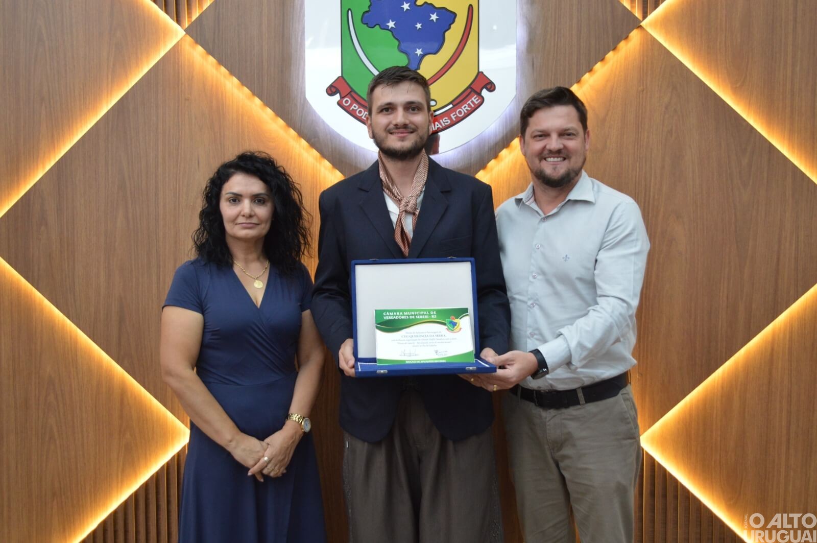 Seberienses recebem moção de aplausos em sessão da Câmara de Vereadores