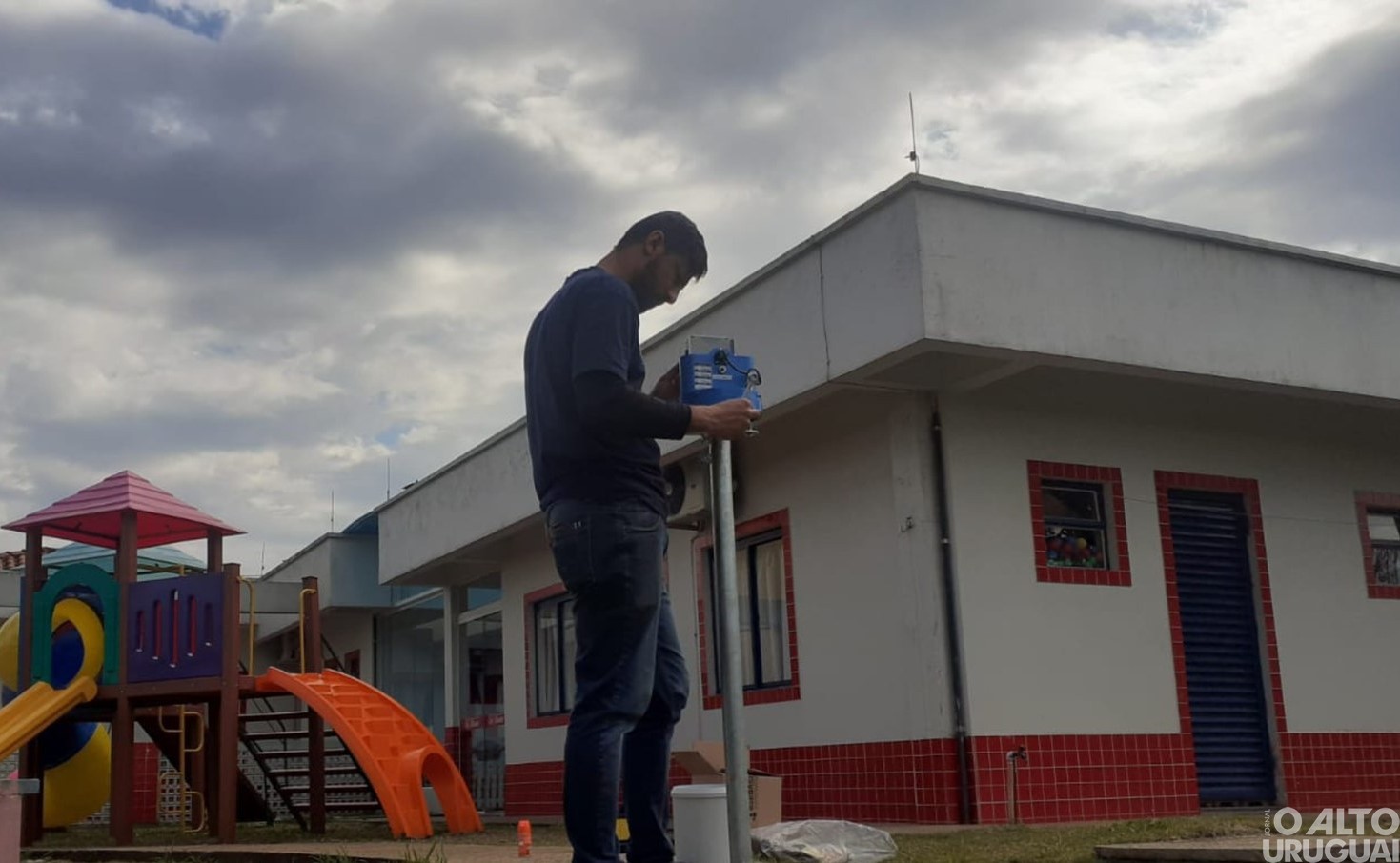 Pluviômetros automáticos são instalados em pontos estratégicos de Seberi