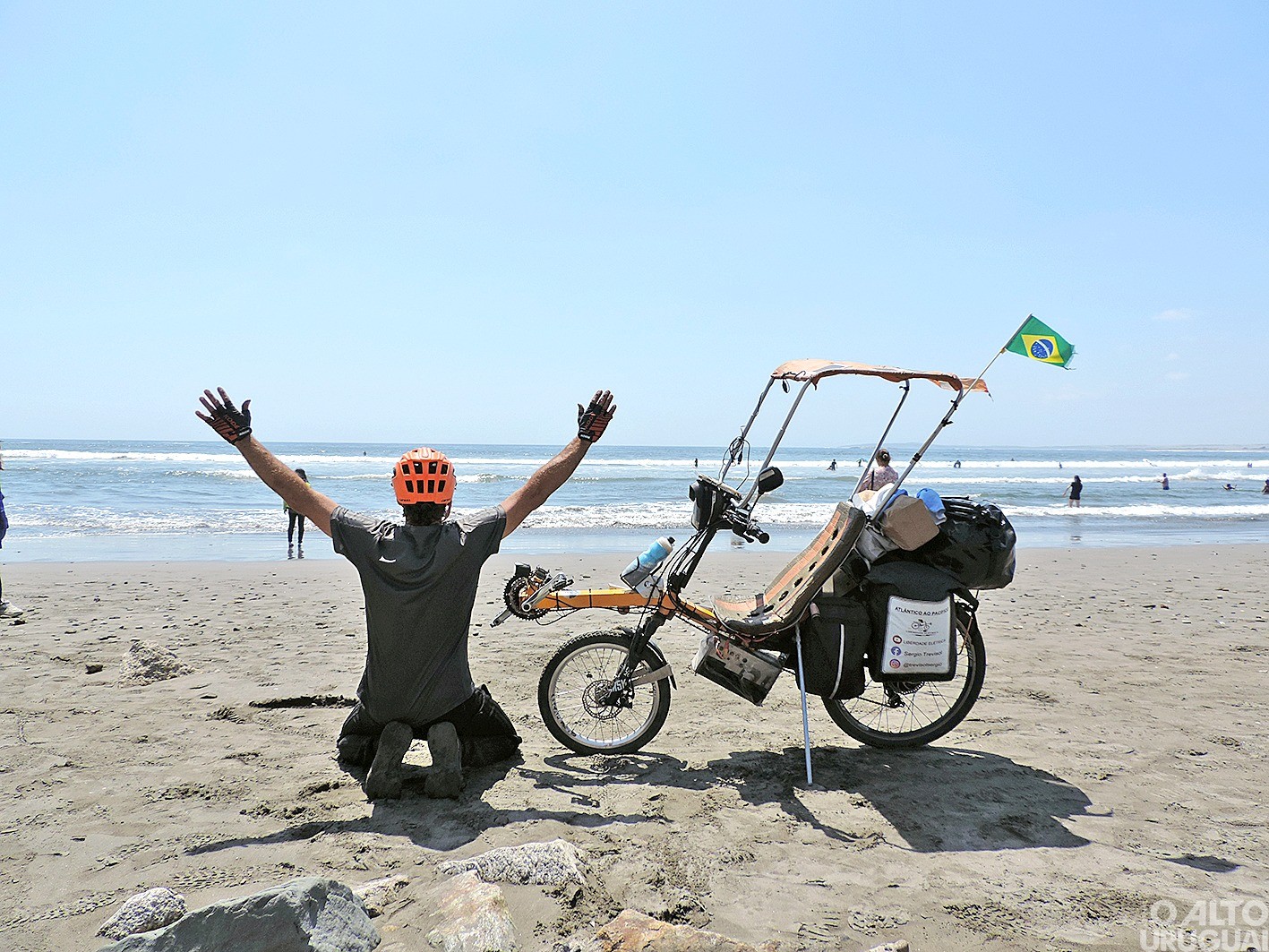 Do Atlântico ao Pacífico em duas rodas