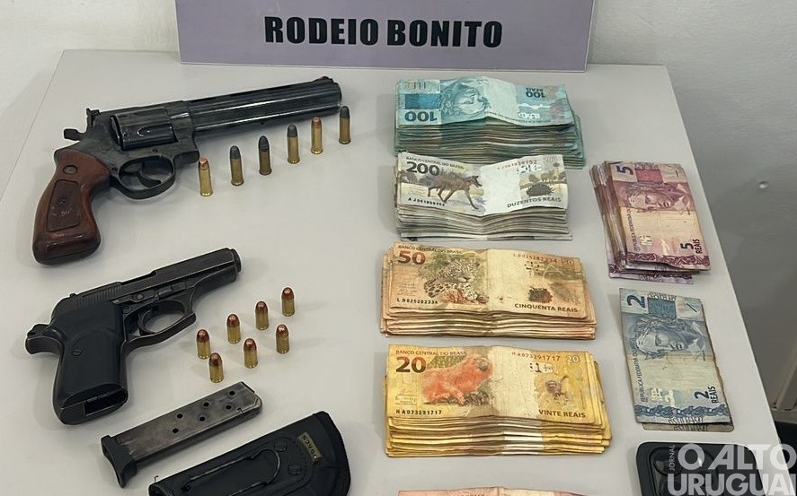 Homem é preso por porte ilegal de arma de fogo em Rodeio Bonito