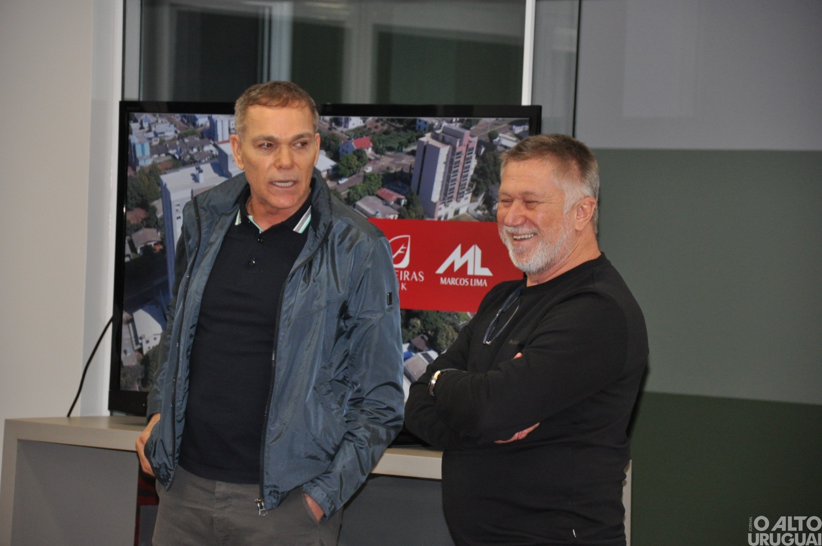 Marcos Lima celebra a entrega do Figueiras Park