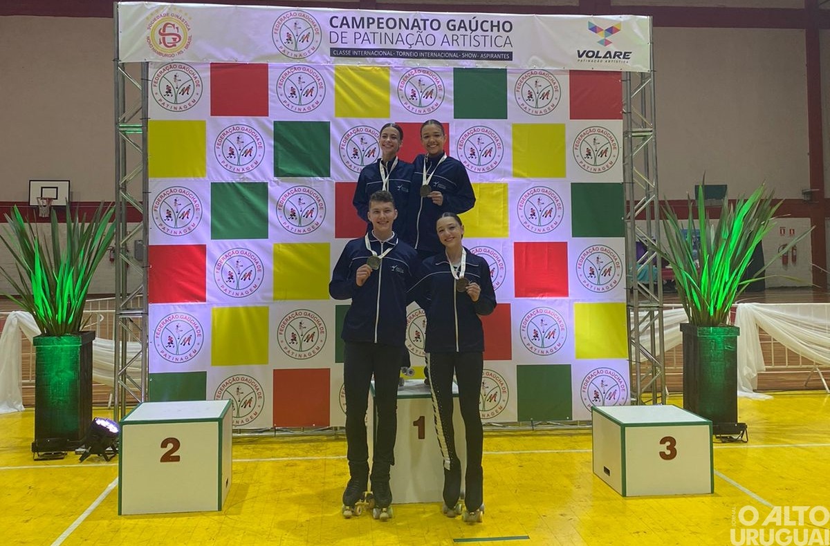 Magia da Patinação se destaca no campeonato gaúcho