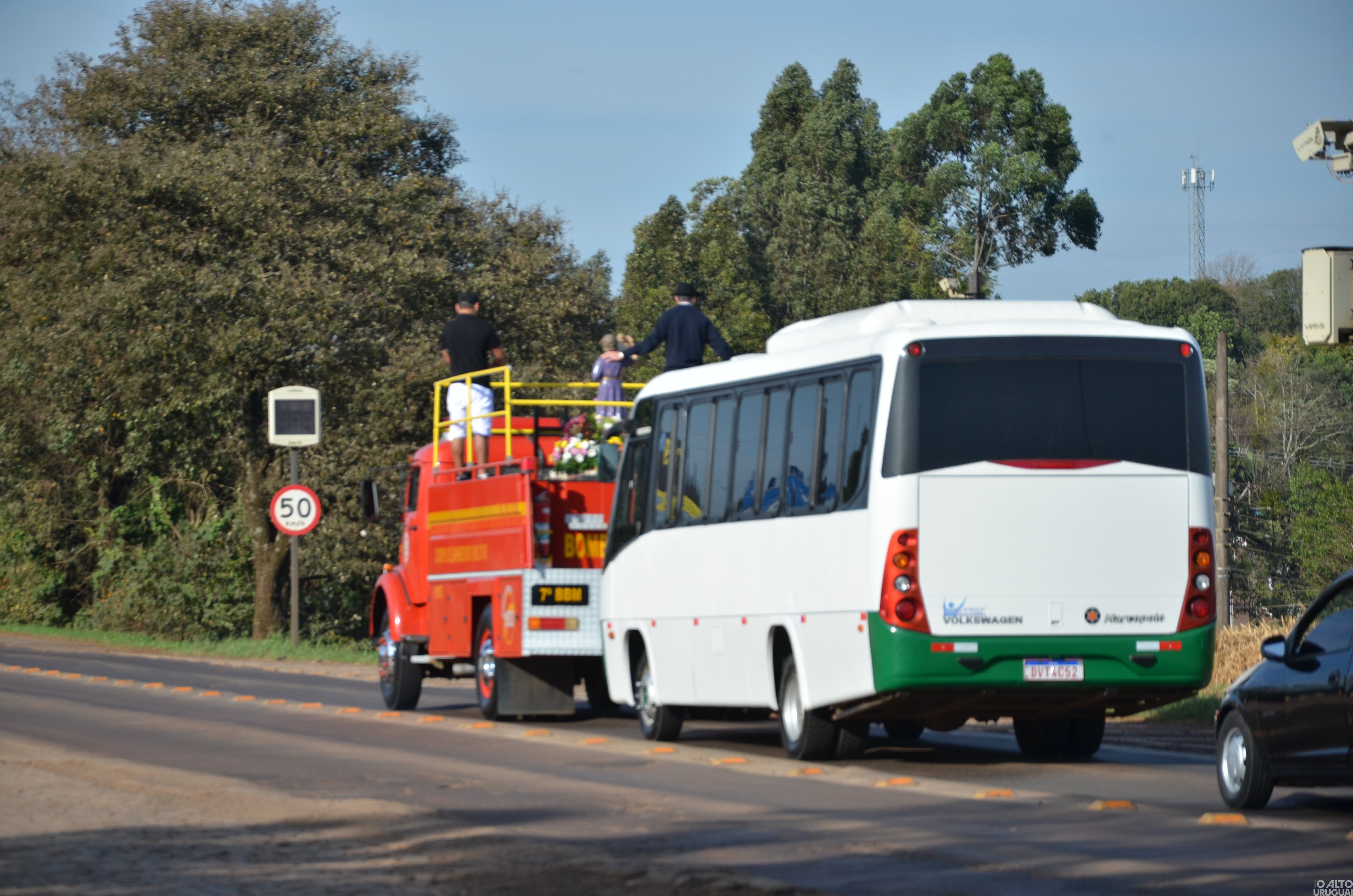 Carreata e missa celebram São Cristóvão e Dia do Colono e Motorista em FW
