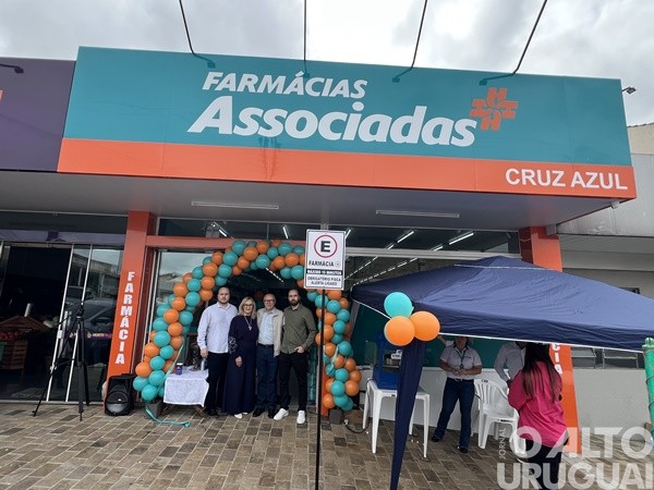 Inaugurada Farmácias Associadas Cruz Azul em Ametista do Sul