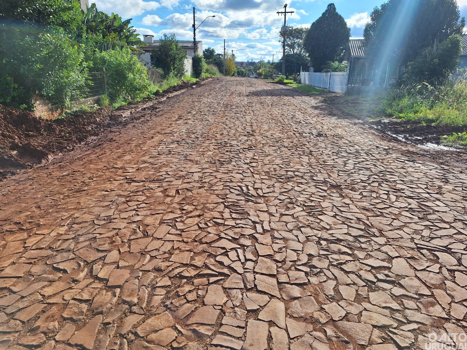 Administração de Cristal do Sul inicia preparação para pavimentação asfáltica