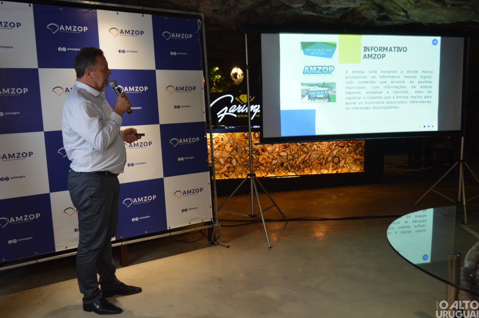 Nova identidade visual da Amzop é apresentada