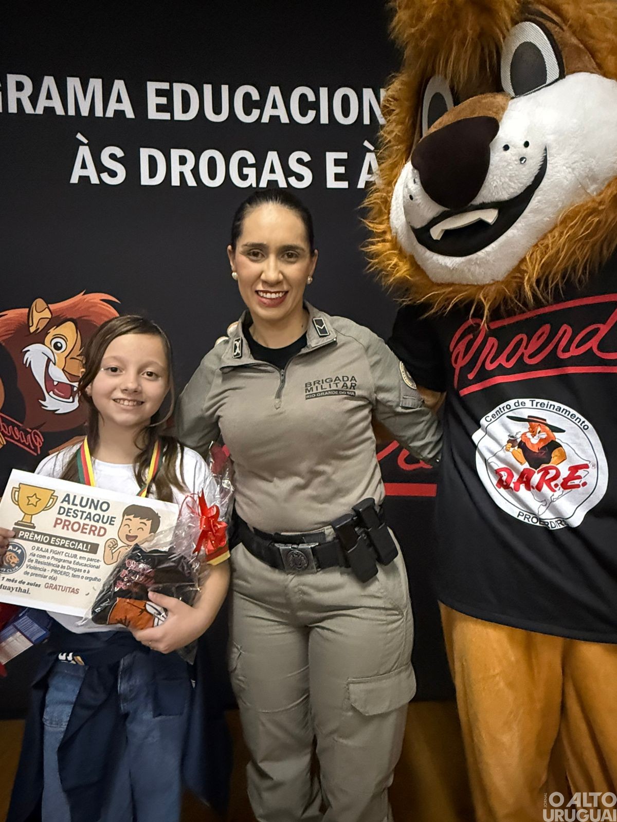 BM realiza formatura do Proerd em Frederico Westphalen