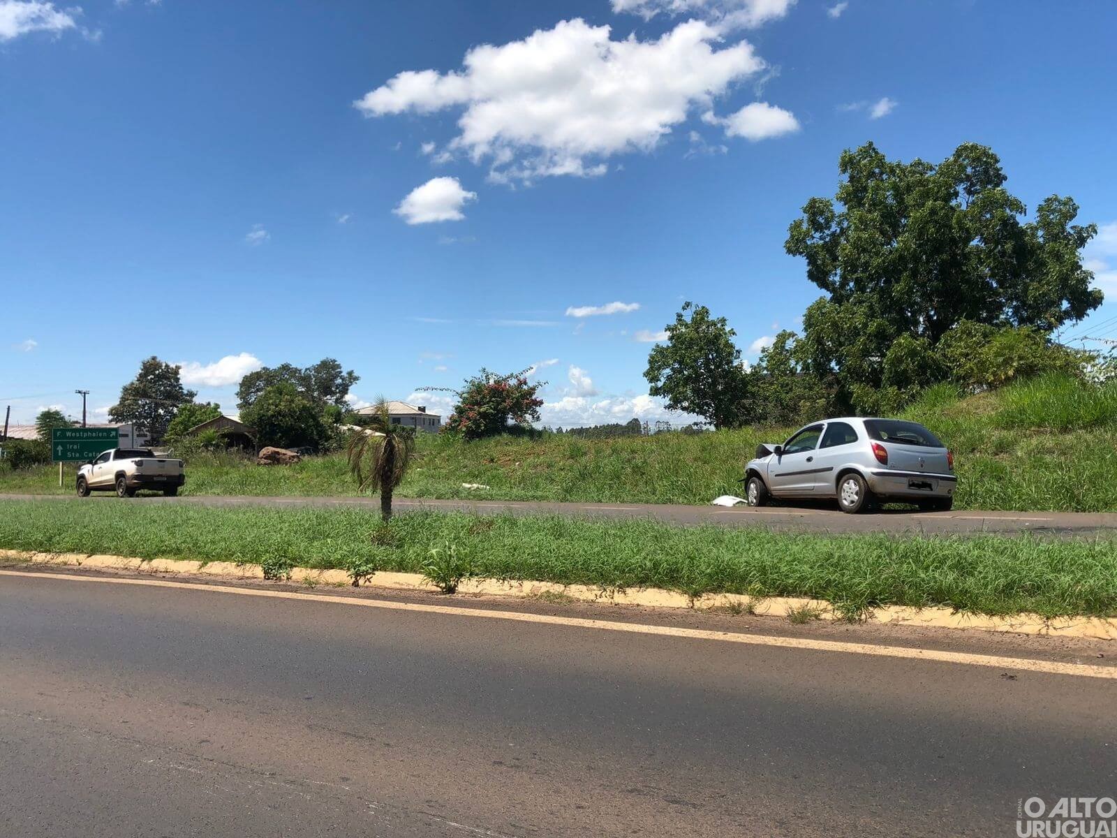 Engavetamento é registrado na BR-386 em FW