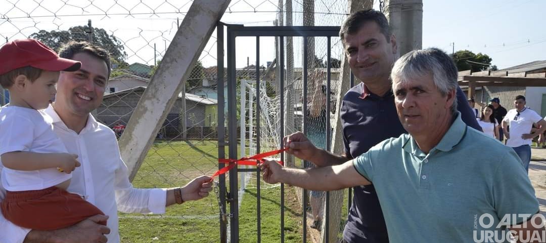 Administração de Caiçara inaugura o Espaço de Esporte e Lazer Bairro Figueira