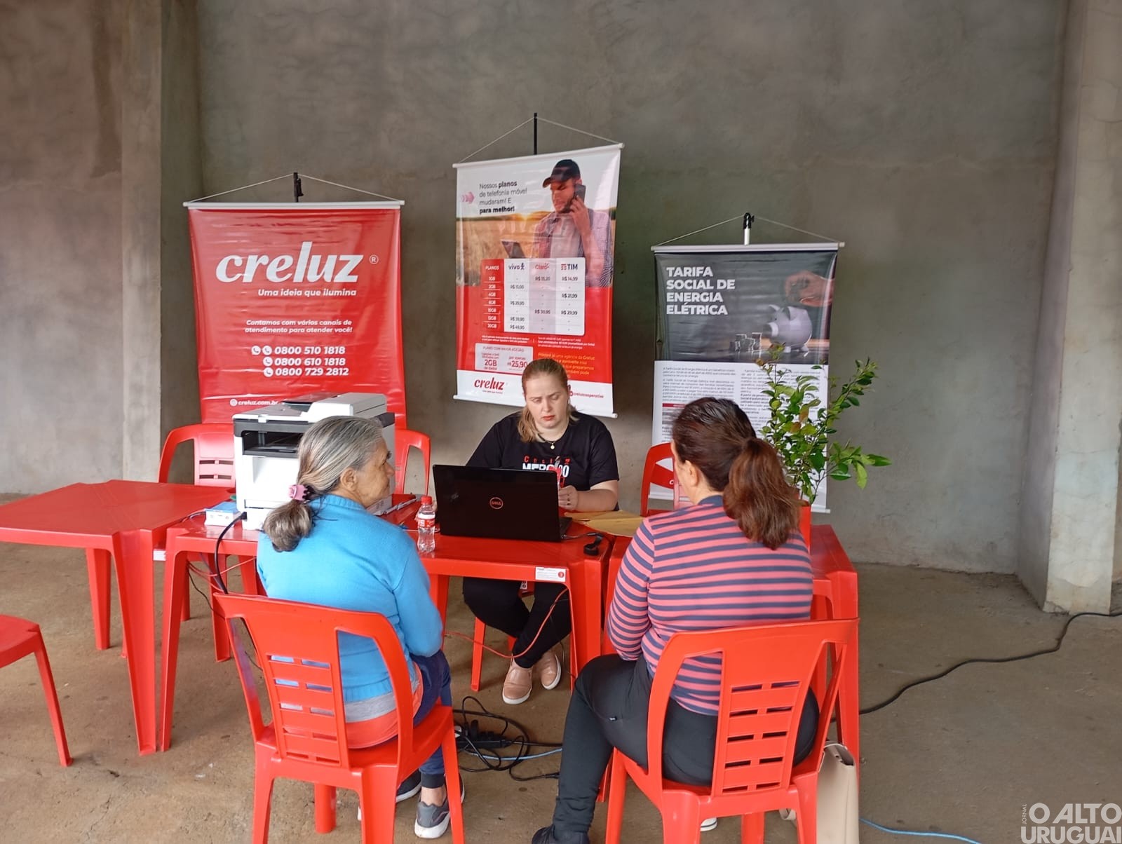 Rodeio Bonito: Creluz Atende é realizado no distrito de Saltinho