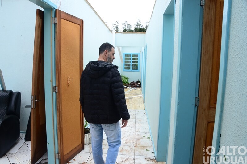 Vendaval em Pinheirinho do Vale: “Foi um filme de terror o que nós presenciamos”