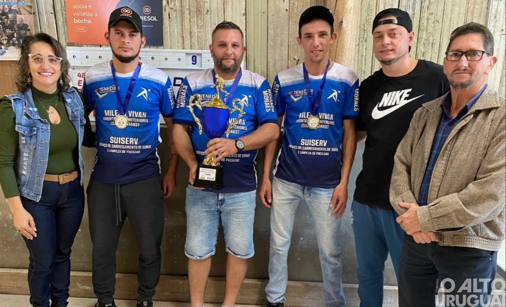 Campeões de bocha são definidos em Rodeio Bonito