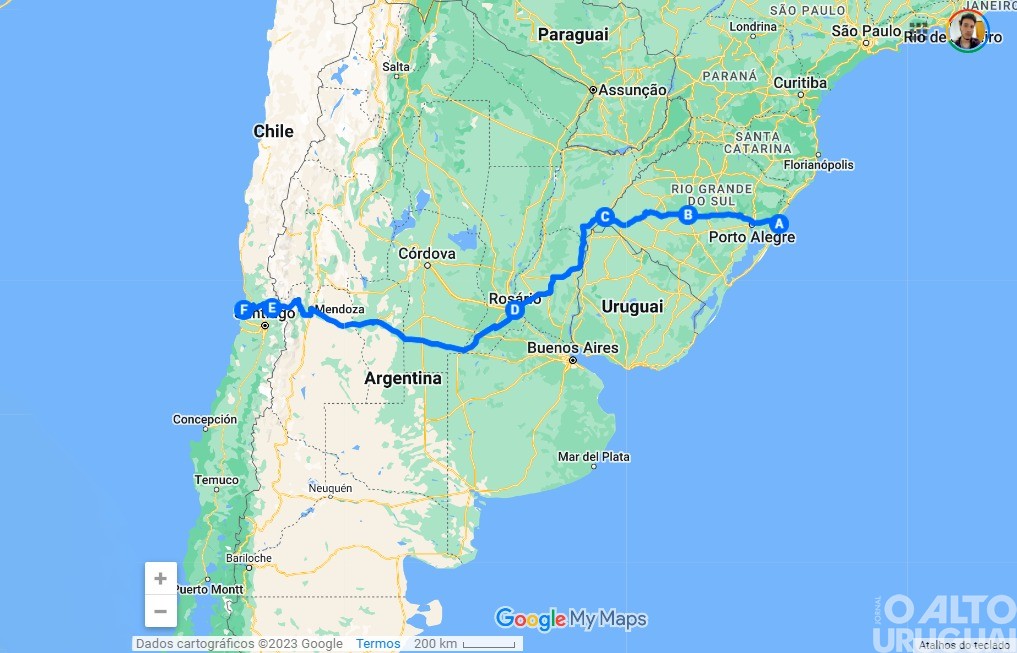 Do Atlântico ao Pacífico em duas rodas