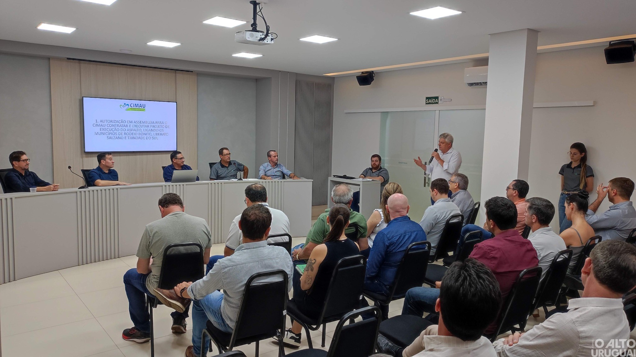 CIMAU contratará empresa para projeto de asfalto entre Rodeio Bonito e Trindade do Sul