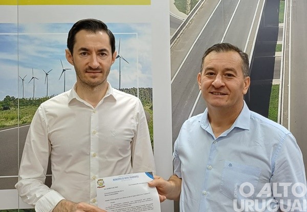 Prefeito de Novo Tiradentes busca agilidade na ligação asfáltica da ERS-325