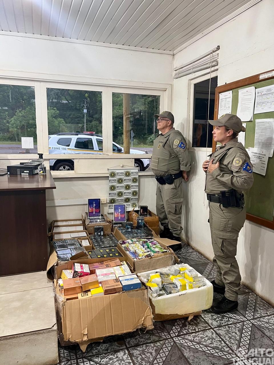 Homem é preso em Iraí por contrabando e descaminho