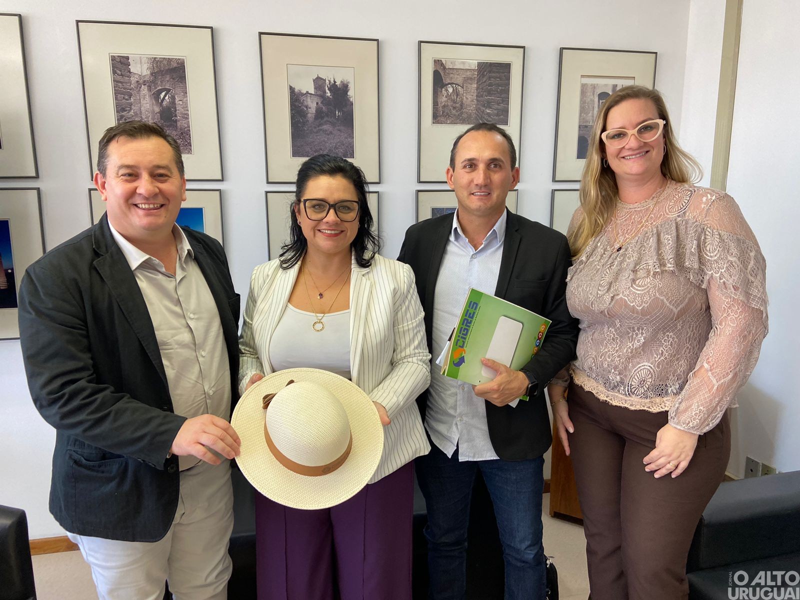 Direção do Cigres participa de audiência na Secretaria Estadual do Meio Ambiente