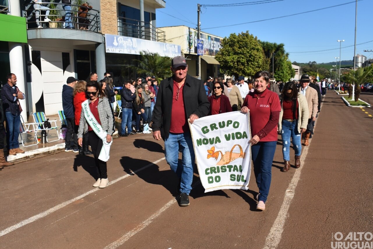 Cristal do Sul celebra Semana da Pátria e abre Semana Farroupilha