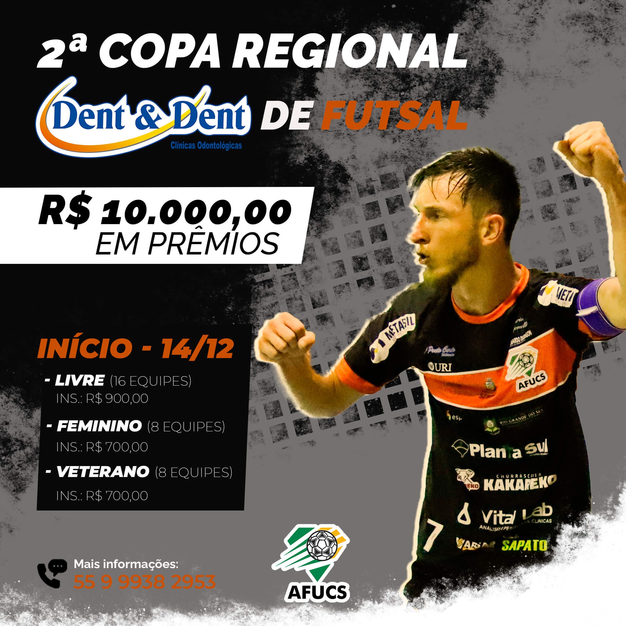 Afucs organiza 2ª Copa Regional Dent & Dent