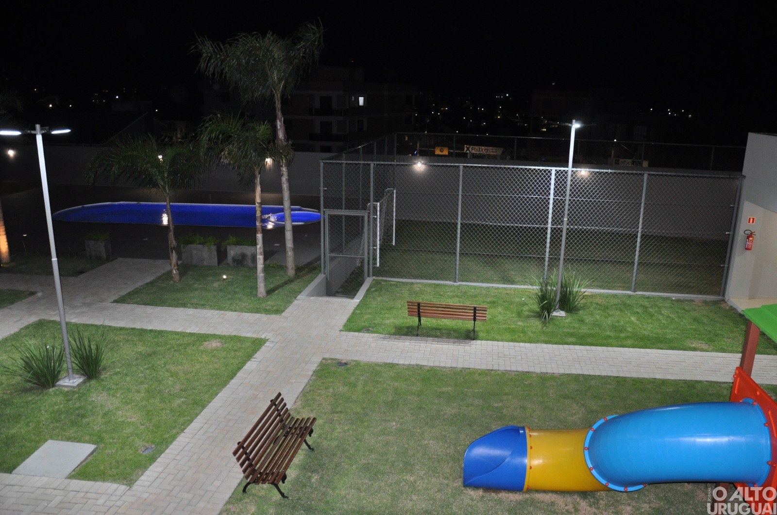 Marcos Lima celebra a entrega do Figueiras Park