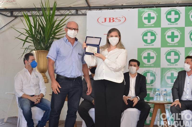 Seberi: JBS entrega obras de ampliação ao Hospital Pio XII