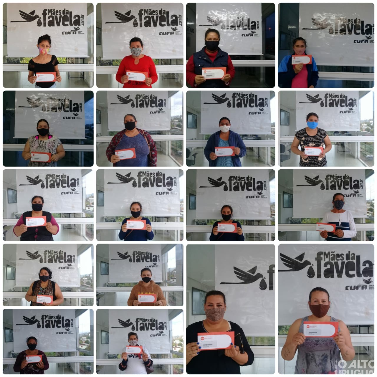 Cufa distribui cartões da Ticket Alimentação para famílias de FW