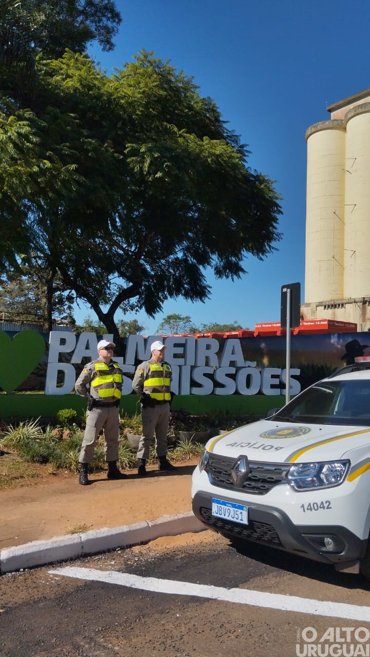 39º BPM registra oito ocorrências de menor potencial ofensivo em Palmeira das Missões