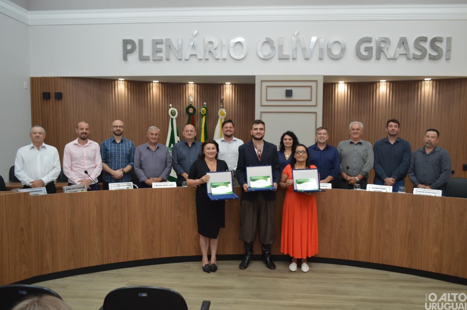 Seberienses recebem moção de aplausos em sessão da Câmara de Vereadores