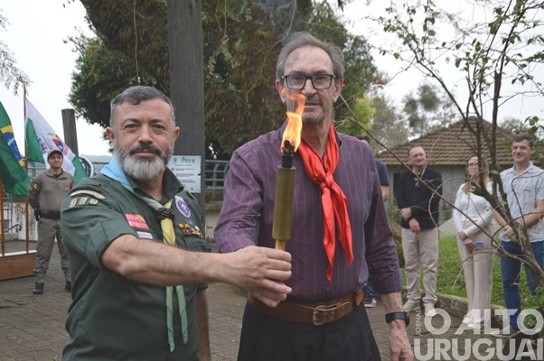 Centelha do Fogo Simbólico da Pátria chega a FW