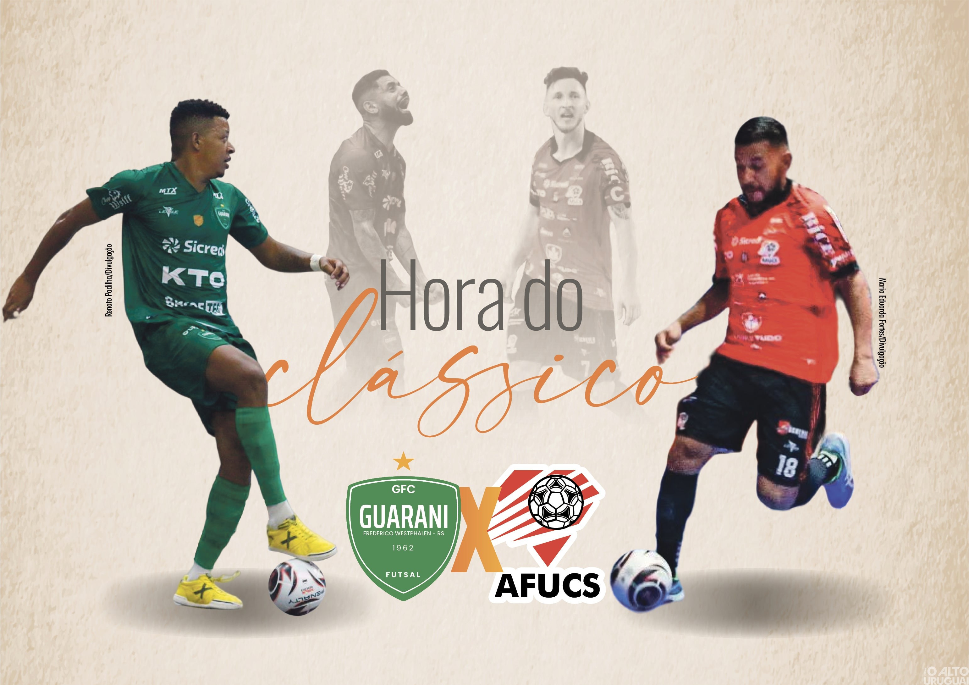 Hora do clássico: Guarani e Afucs duelam pela primeira vez no ano