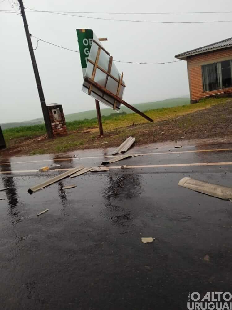 Temporal causa danos na região