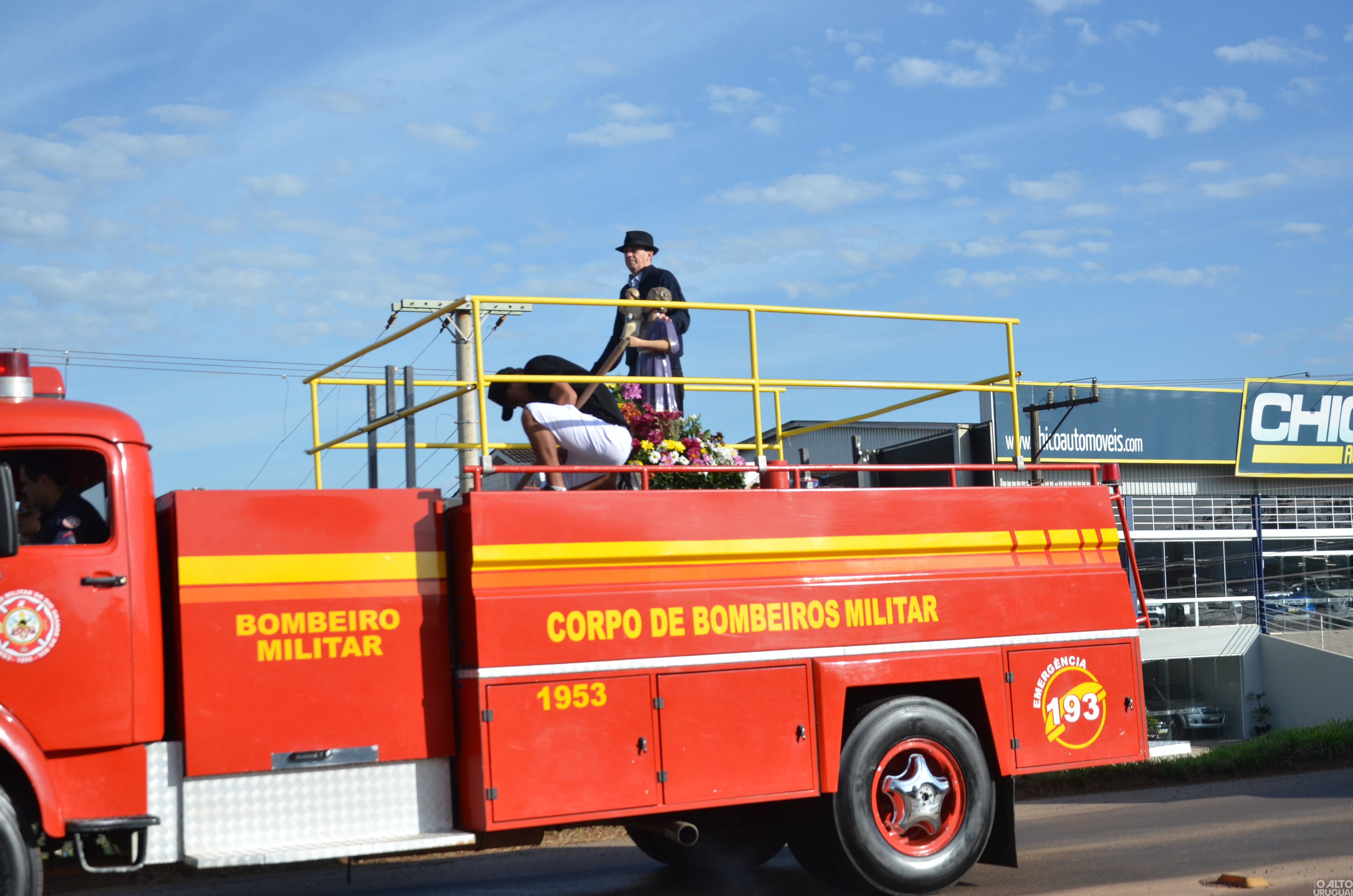 Carreata e missa celebram São Cristóvão e Dia do Colono e Motorista em FW