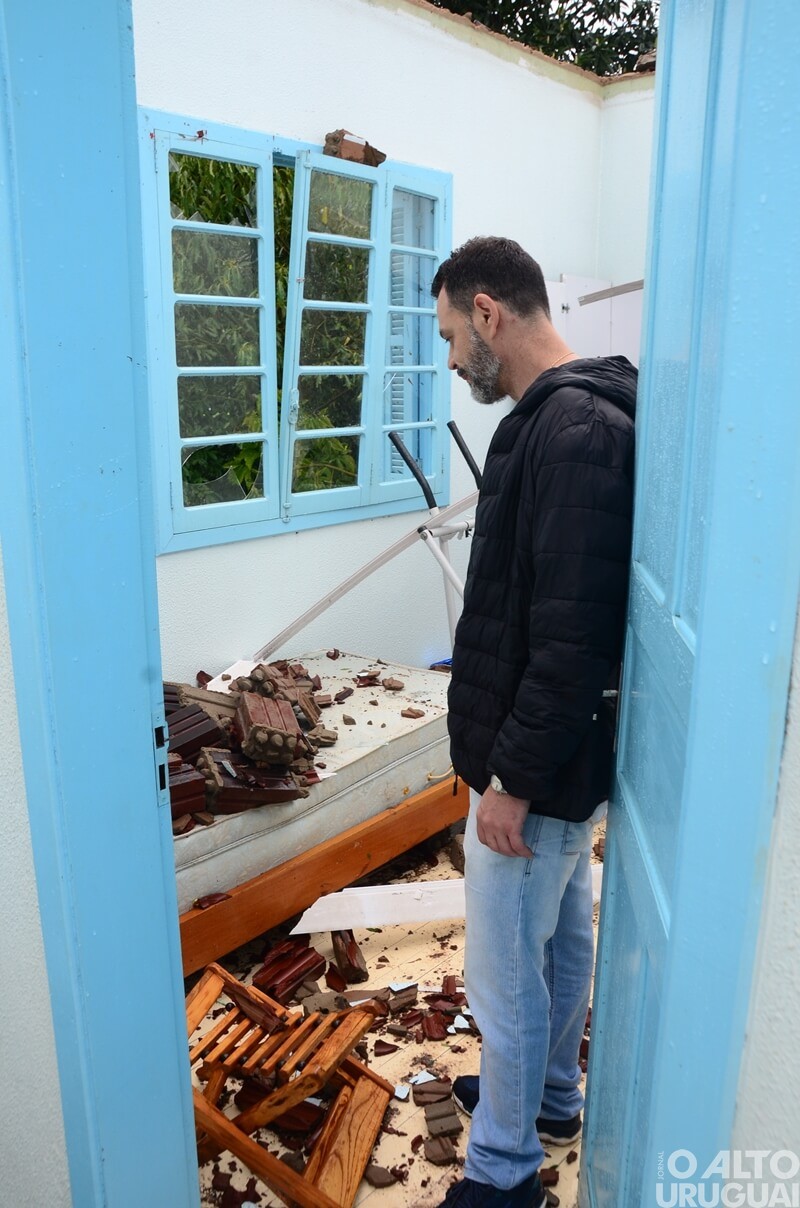 Vendaval em Pinheirinho do Vale: “Foi um filme de terror o que nós presenciamos”