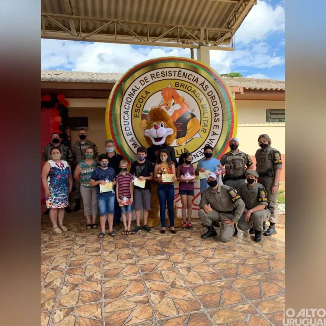 Nova turma do Proerd é formada em Cristal do Sul