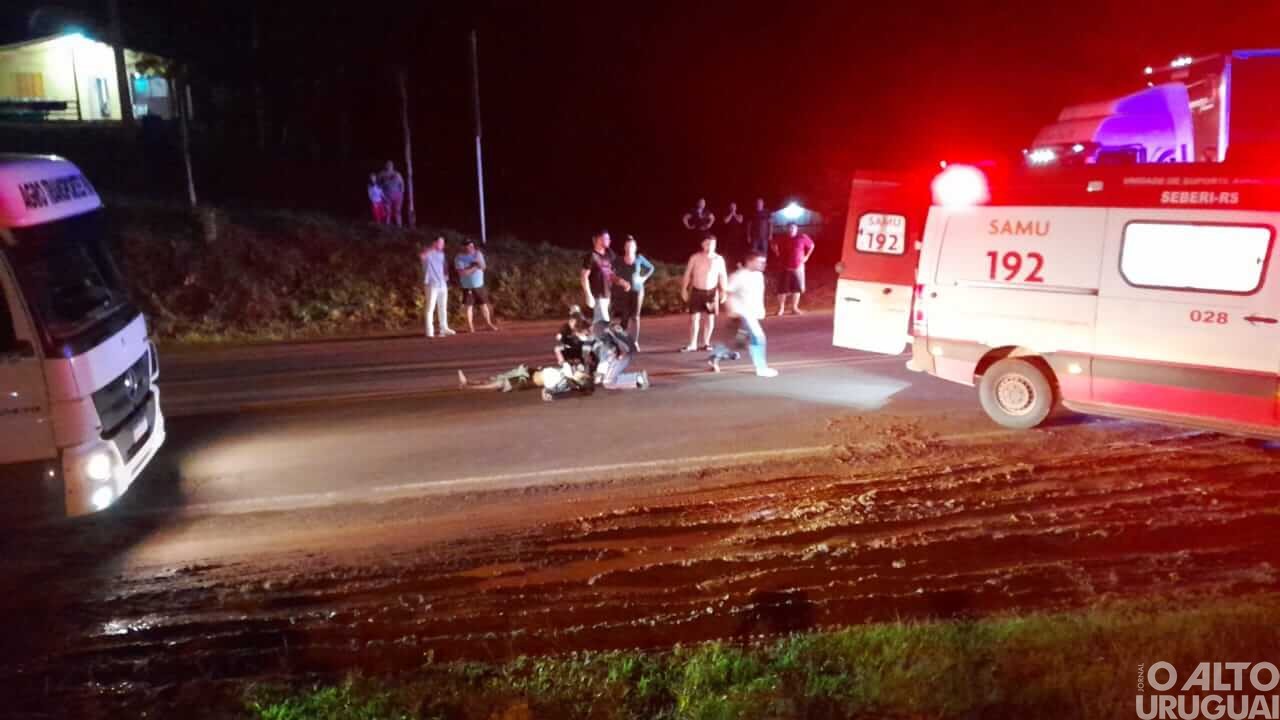 Homem é atropelado na BR-386 em Seberi