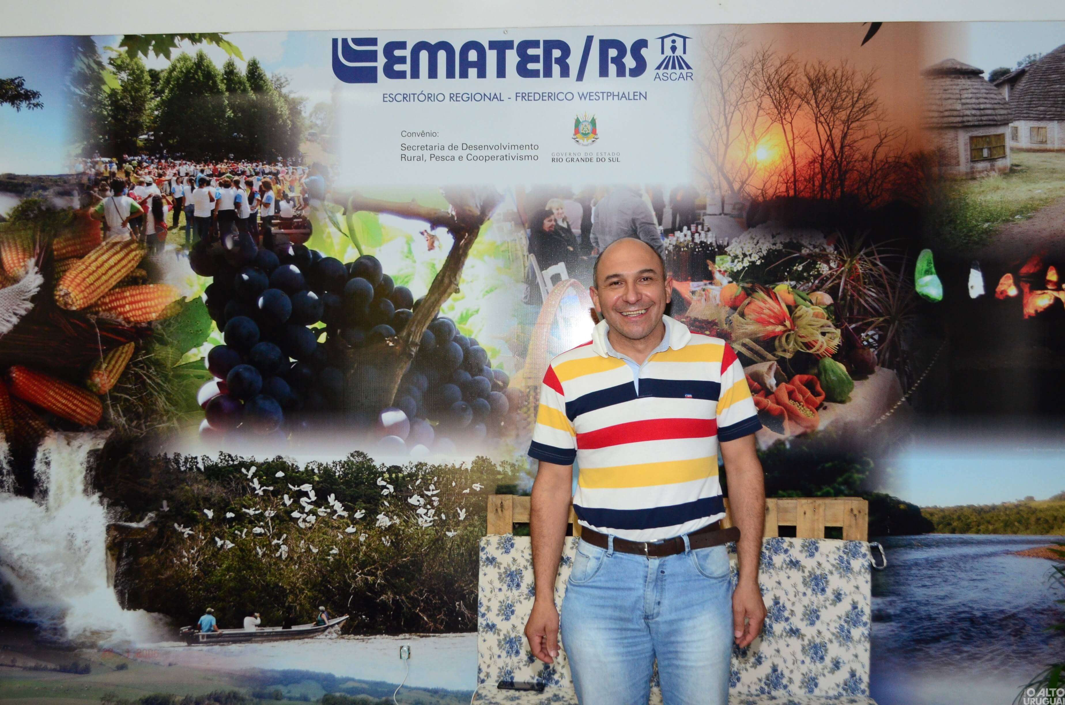 Diretor de Cooperativismo do Estado visita a região